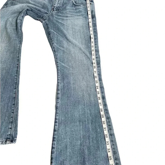 Abercrombie and Fitch Light Wash Bootcut Mid Rise Jeans Women’s size 10S - Picture 13 of 14